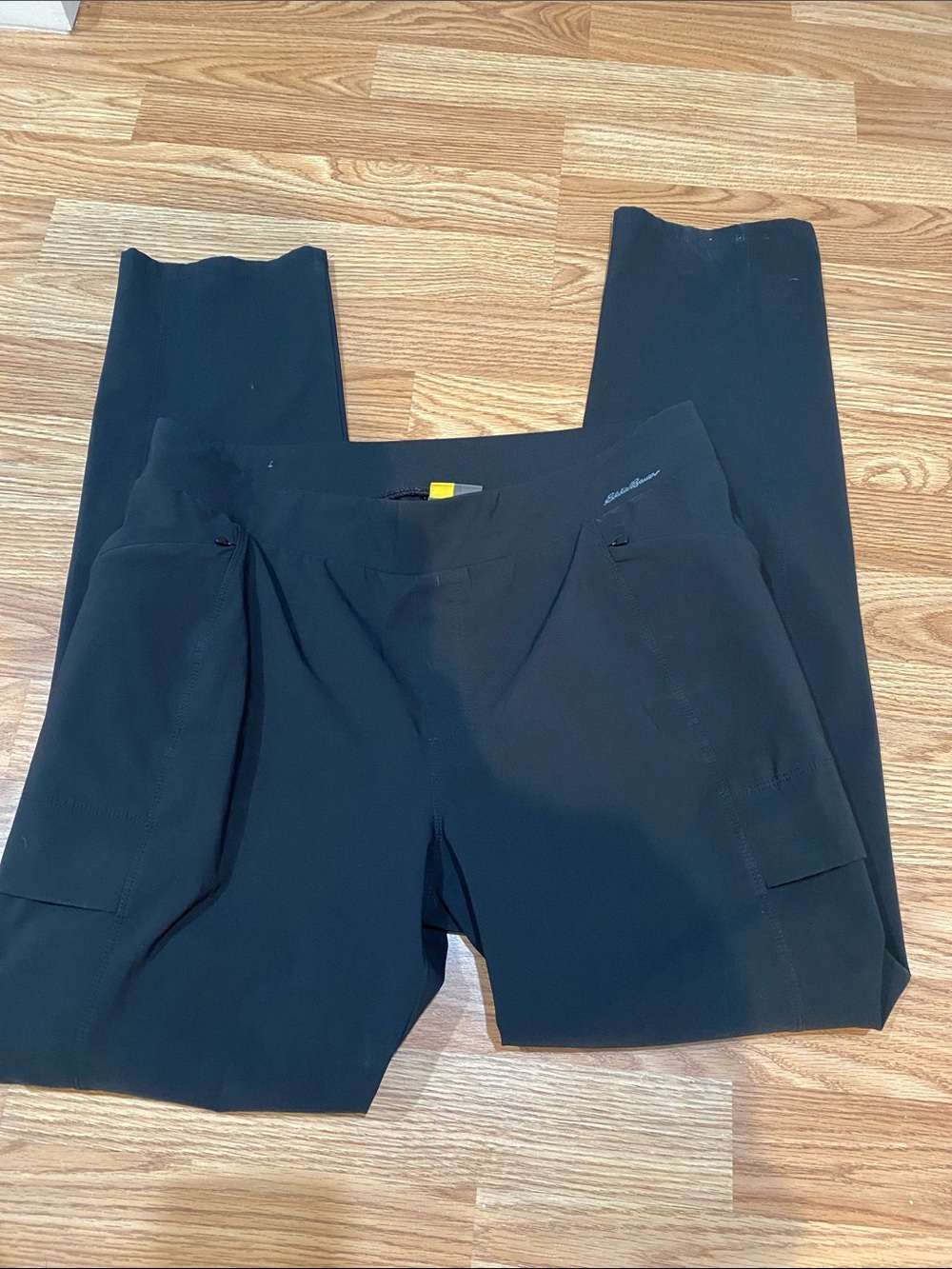 Eddie Bauer Black Cargo Stretch Pants Size 12